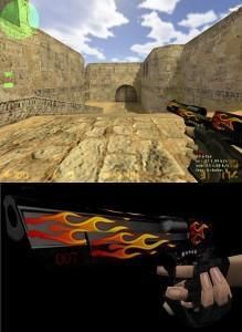 este un skin ff tare dar atentie scade fpsul desert eagle flame